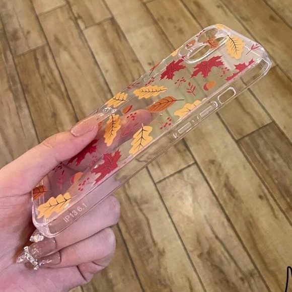 Fall leaf printed phone case for iPhone 14 pro Max - Picture 3 of 3